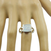 Layla Boho Solitaire Ring with Square Gemstone